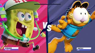 Spongebob Vs Garfieldnickelodeon All-Star Brawl 2