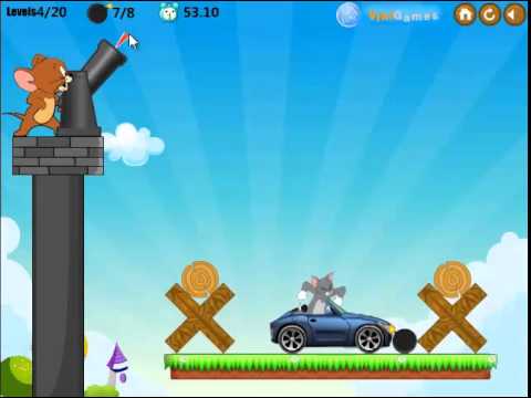 Tom and Jerry Bombing Cartoon Game Movie Game Funny Game Full English Game