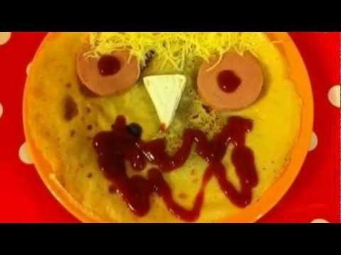 Crêpe monstrueuse d'Halloween