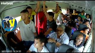 Tarado É Flagrado Por Câmeras De Segurança Em Van Que Faz A Rota Benevides Castanhal