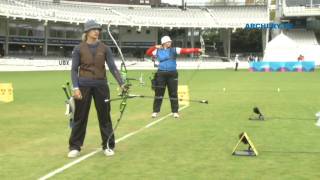 Justyna Mospinek V Kathuna Lorig Recurve Womens 3Rd Round London 2012 Olympic Test Event