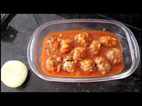 Receitas com carne moida – Almondegas de Carne Moida facil, Revista Boemia