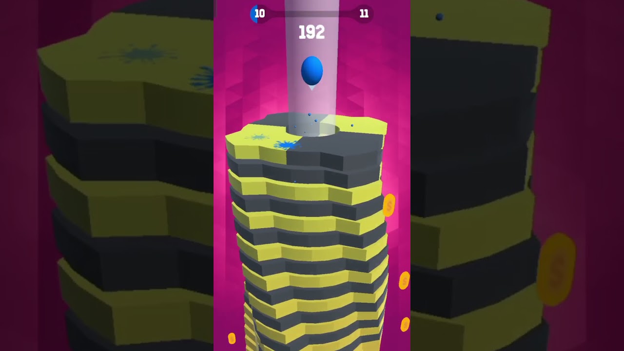 Drop stack ball game hack mod apk #shorts Drop stack ball game hack mod apk #shorts