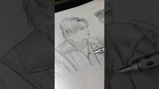 Bts Jimin And Jungkook Pencil Drawing Jikook Sketch