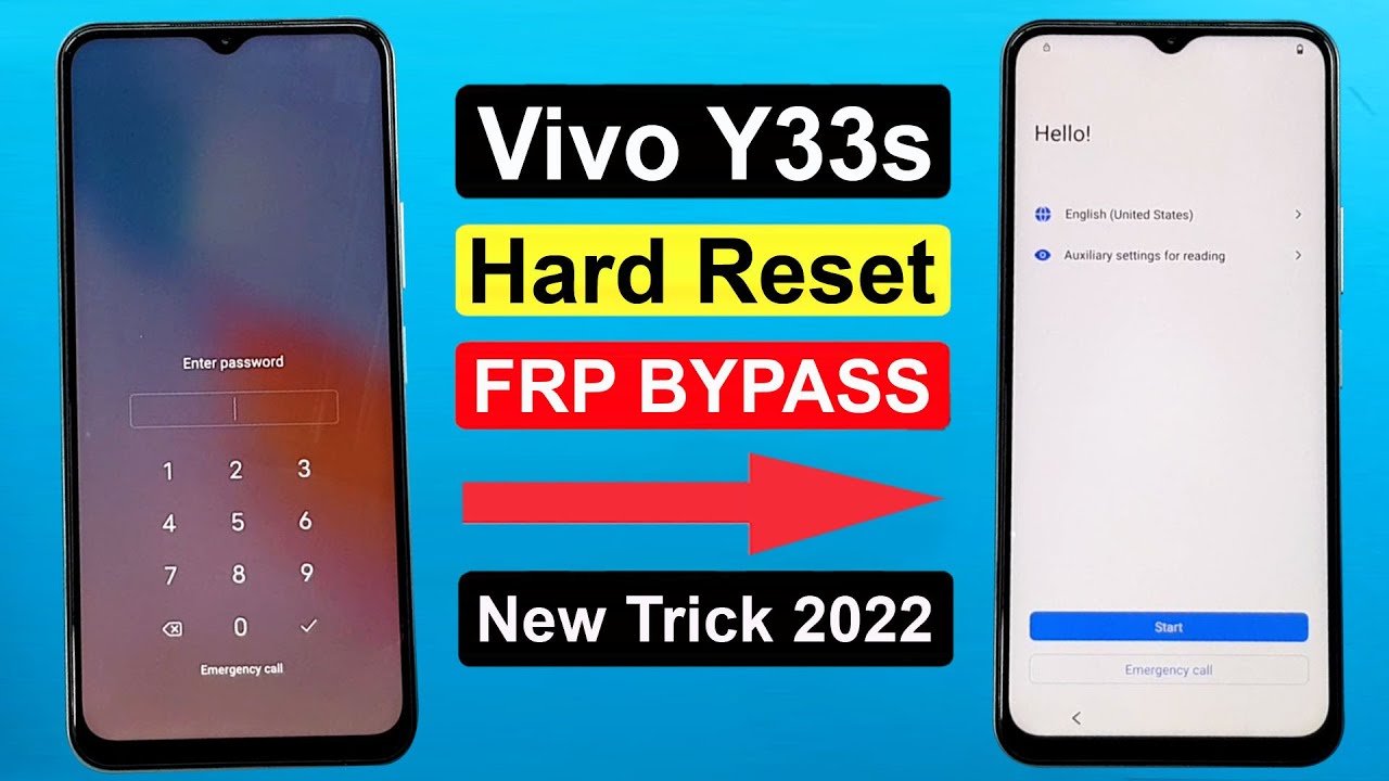 Vivo Y33s (V2109) Hard Reset/Pin Unlock | Vivo Y33s FRP Vivo Y33s (V2109) Hard Reset/Pin Unlock | Vivo Y33s FRP