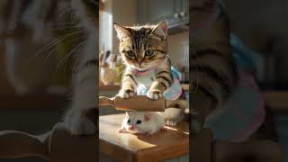 Kitten Baking Gone Cute Hamster As Dough