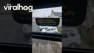 Silly Sign In Open Air Bus || Viralhog