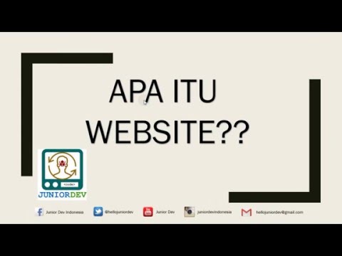 VIDEO : apa itu website - www - domain - tcp/ip - url - video tutorial bahasa indonesia ini menerangkan tentang apa itu website, sejarah website, definisi website, manfaat website, ... VIDEO : apa itu website - www - domain - tcp/ip - url - video tutorial bahasa indonesia ini menerangkan tentang apa itu website, sejarah website, definisi website, manfaat website, ...