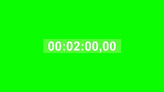 Секундомер 2 Минуты Со Звуком Зеленый Фон \ Stopwatch 2 Minutes With Sound Green Background