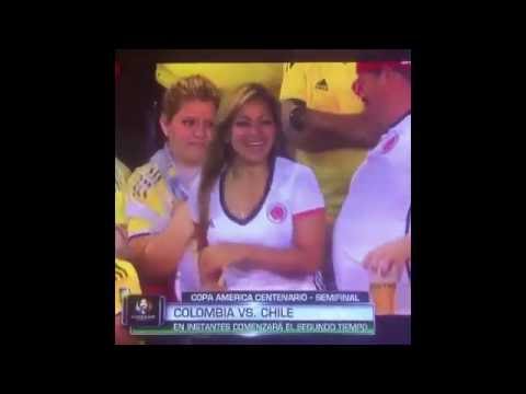 Copa America Hot sexy girls dancing -Colombia Mexico USA Uruguay Argentina Chile Brazil 2016