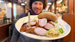 Probando comida callejera en ESLOVENIA | Amor por las salchichas 🇸🇮🌭