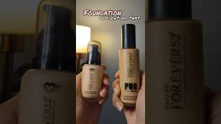 Forever 52 Pro Artist Vs Ultra Definition Foundation.