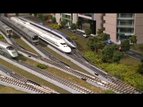 Kato City Layout - Japanese Model Train (N Scale) - YouTube