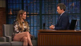 Jennifer Lopez Hot Legs - The Late Late Show With Stephen Colbert - 030217