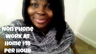 Legit Work at Home Non Phone Work at Home Job that pays per hour