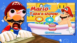 Mario Plays Cursed Mario Games