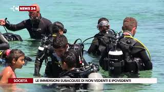LE IMMERSIONI SUBACQUEE DI NON VEDENTI E IPOVEDENTI LE IMMERSIONI SUBACQUEE DI NON VEDENTI E IPOVEDENTI