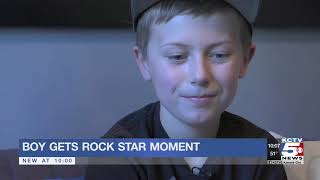 Kid Gets To Rock With Foo Fighters At Sprint Center Kid Gets To Rock With Foo Fighters At Sprint Center