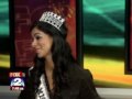 Miss Michigan USA Rima Fakih is interviewed prior to Miss USA