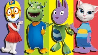 Wrong Heads Angel Talking Tom And Friends Debak Backyardigans Daddo Pororo Finger Family Song
