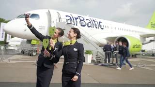 Airbaltic And Cs300 At Ila Berlin 2018 Airshow