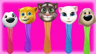 Talking Tom And Friends Finger Family Ice Cream Finger Family P2 P2 P2
