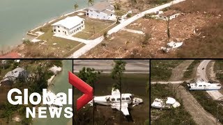 Hurricane Dorian Aerials Show Flattened Homes, Damaged Airport On Grand Bahama