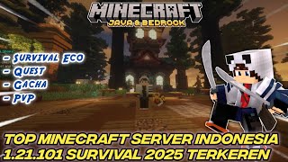 Top Minecraft Server 1.21.101 Indonesia Survival 2025 Terkeren - Minecraft Server Indonesia