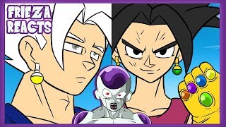 FRIEZA REACTS TO VEGITO VS KEFLA, DRAGON BALL PARODY!