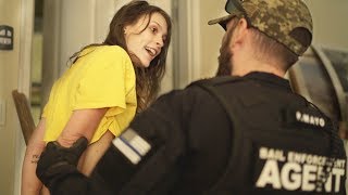 GIRLFRIEND ARRESTED TRYING TO HIDE BOYFRIEND