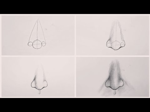 TUTORIAL Cara Mudah Menggambar Hidung.
