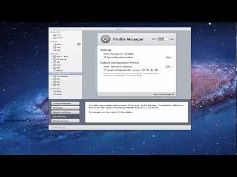 Mac OS Lion Server Pt 15: Profile Manager-Device Enrollment