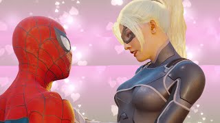 All Spider Man & Black Cat Scenes Ps5 4K Hd