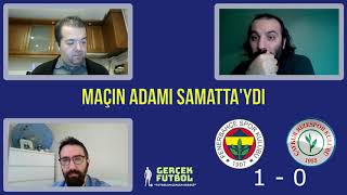 Fenerbahçe Rizeyi De 3 Puanla Geçti Fenerbahçe 1-0 Çaykur Rizespor Gerçek Futbol 30.01.2021