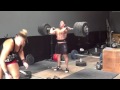 CFIE - Paul Castaneda 295 power clean n power jerk