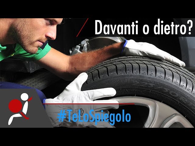 Cambiare solo due gomme, meglio davanti o dietro?