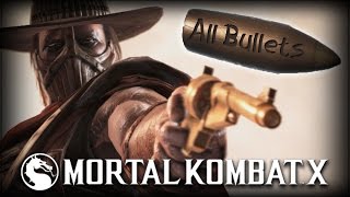 Mortal Kombat X: All Erron Black Bullets! (X-Ray)