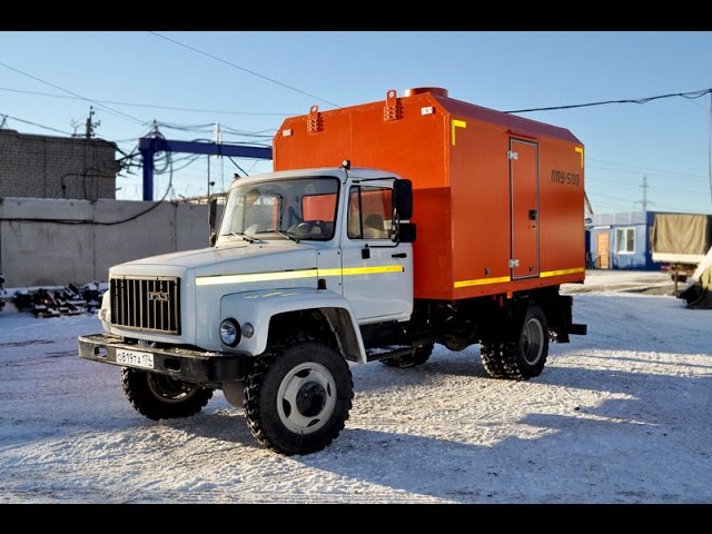 Обзор паропромысловой установки ППУ-500 на шасси ГАЗ производства Уралспецмаш