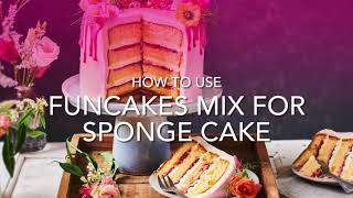 How To Make A Sponge Cake With Funcakes