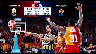 Galatasaray 91-97 Fenerbahçe (FULL)