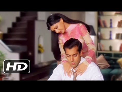 Sonali Bendre Comforts Salman Khan - Best Romantic Scene - Hum...