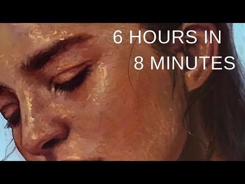 PAINTING TIMELAPSE || Experimenting with colors and texture - "Fathom"