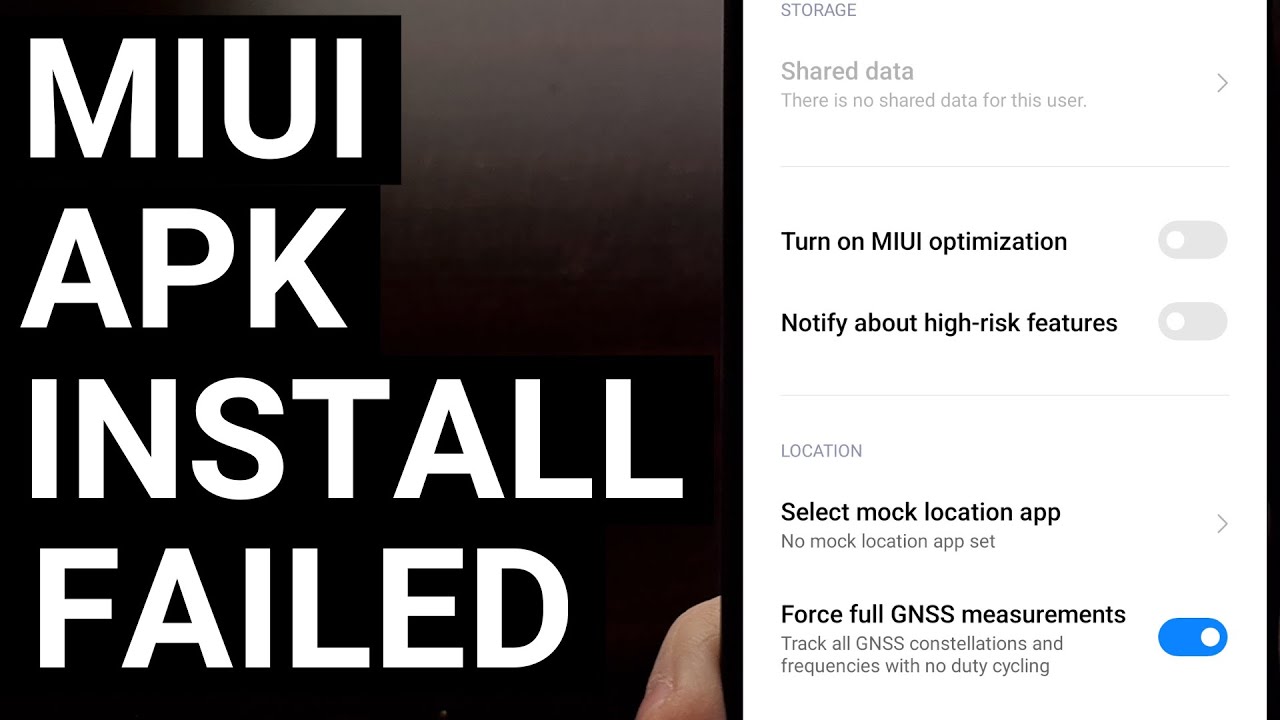 Xiaomi MIUI Blocks Android APK File Installation via USB Xiaomi MIUI Blocks Android APK File Installation via USB