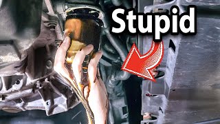 Do Not EVER Make This **STUPID MISTAKE** Like I Did During An Oil Change !!