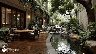 Café En Plein Air Avec Évasion Nature Ambiance Paisible En Forêt Avec Bruits Deau Pour Se Conc...