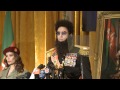 The Dictator discusses the 25 virgins he trusts