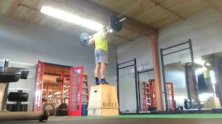 Crack Kills Barbell Box Jump Work