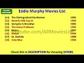 Eddie Murphy Movies List Eddie Murphy Movies List