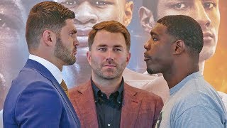 Filip Hrgović vs. Gregory Corbin FACE TO FACE in Maryland | DAZN & Sky Sports Boxing