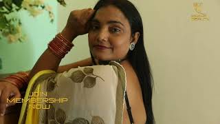Puls Size Bong Model Saree Looks Expression Tutorials Georgette Saree Amazon India 2024